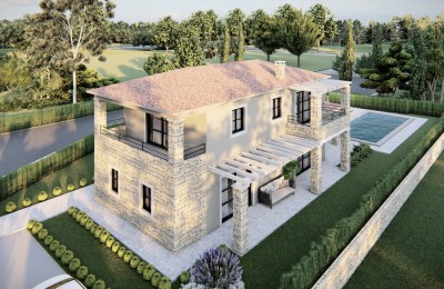 Porec area, Visnjan - Building land with paid water connections, SEA VIEW